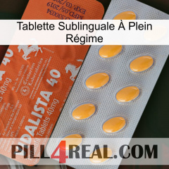 Tablette Sublinguale À Plein Régime 43